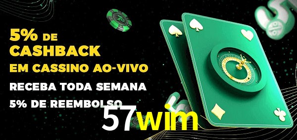 Promoções do cassino ao Vivo 57wim